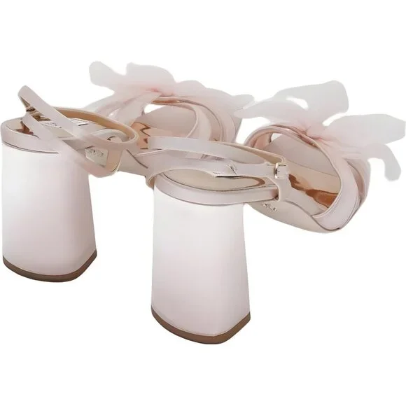 Badgley Mischka TESS Heeled Sandals Soft Blush Women Shoes Size 10 US - Picture 3 of 6